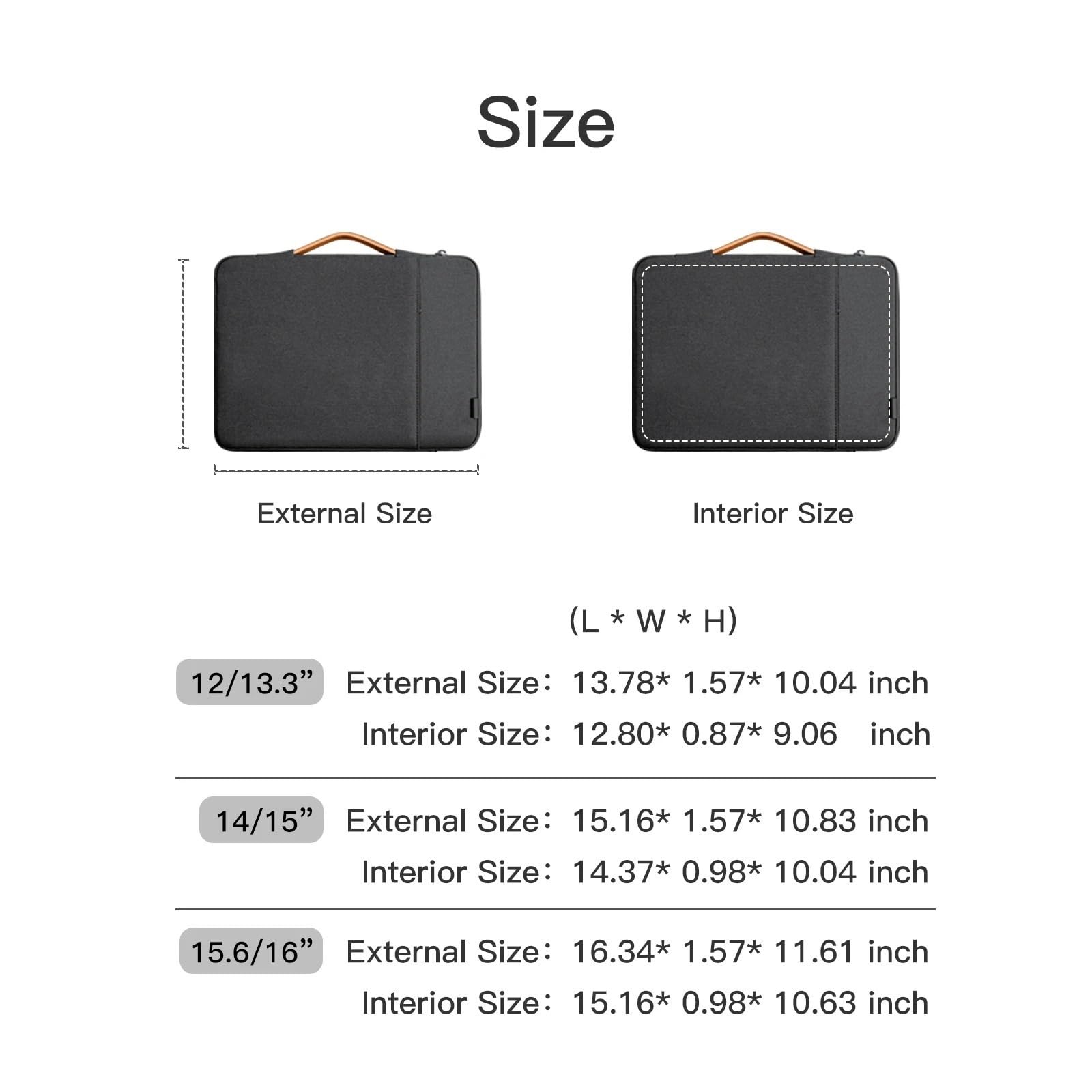 Per uso in ufficio, valigetta alla moda moderna, borsa portatile per computer, interno, lavoro, viaggio per viaggiatori, portaoggetti portatile (Light Gery, 38-39,1 cm)