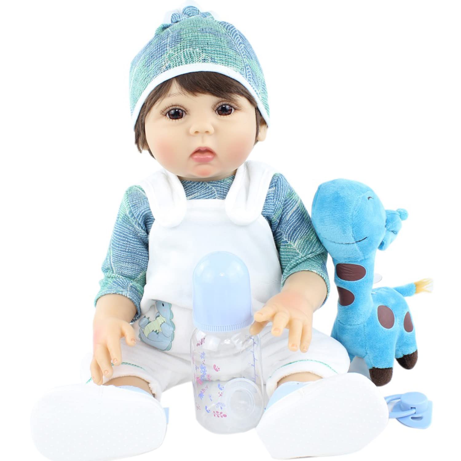 Buy 19 Inch Reborn Baby Dolls Boys, Realistic Newborn Baby Dolls Lifelike Full body silicone