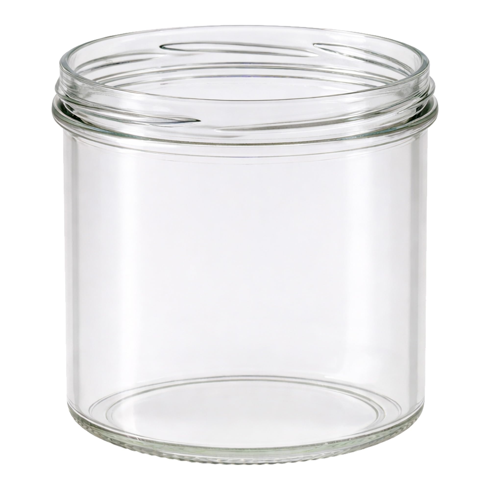 Vitrea 100x Marmeladengläser 125 ml - mit Deckel Rot TO 66 - Einmachgläser zum befüllen mit Schraubdeckel - Sturzgläser für Marmelade Schraubgläser - leere Gläser - 100 Stück