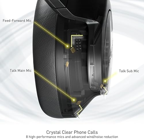 Vista 14 de Technics - Auriculares inalámbricos con cancelación de ruido con conectividad multipunto de 2 dispositivos - EAH-A800-S Plata plateado