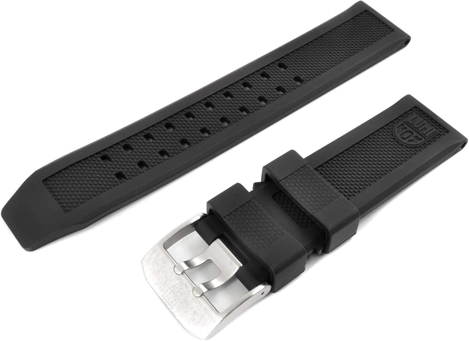 Luminox 3050, 3080, 3150 Strap Replacement Watch Band Black Silicone