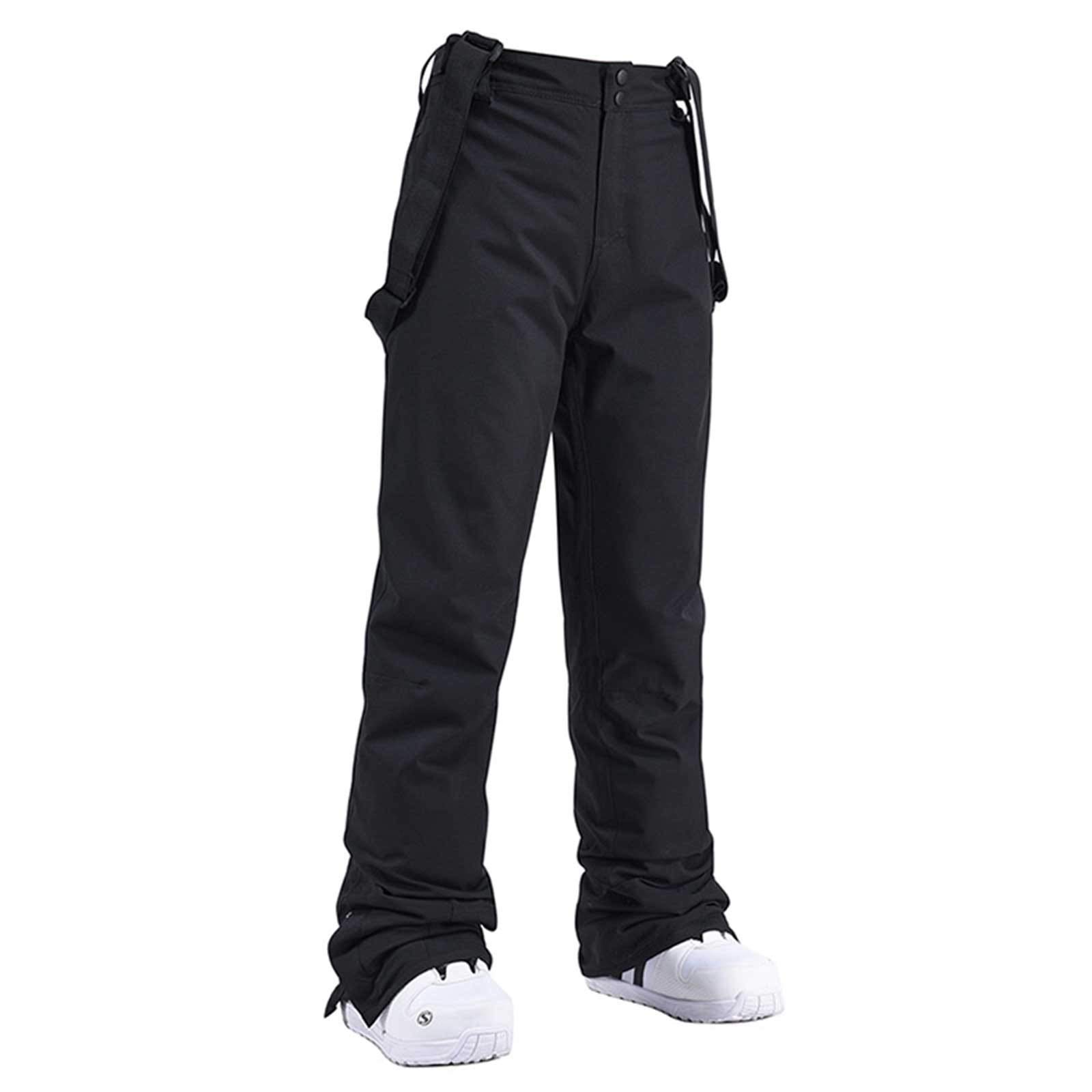 Generisch Skihose Damen Snowboardhose Wasserdicht & Winddicht mit Atmungsaktivem Funktionsmaterial - Thermische Winterhose für Ski und Snowboard - Elastische Taillenpartie mit Verstellbarem Bund