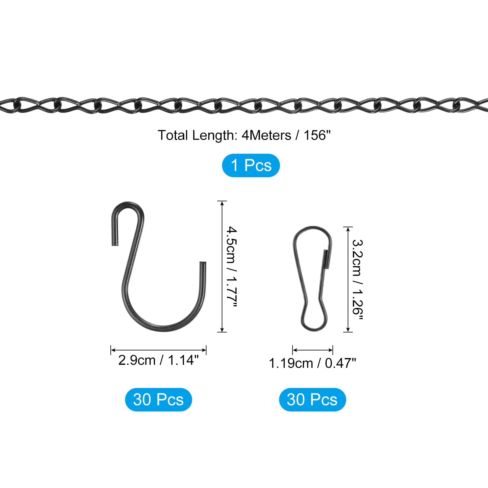 PATIKIL 156 Inch Hanging Chains Set - Image 2