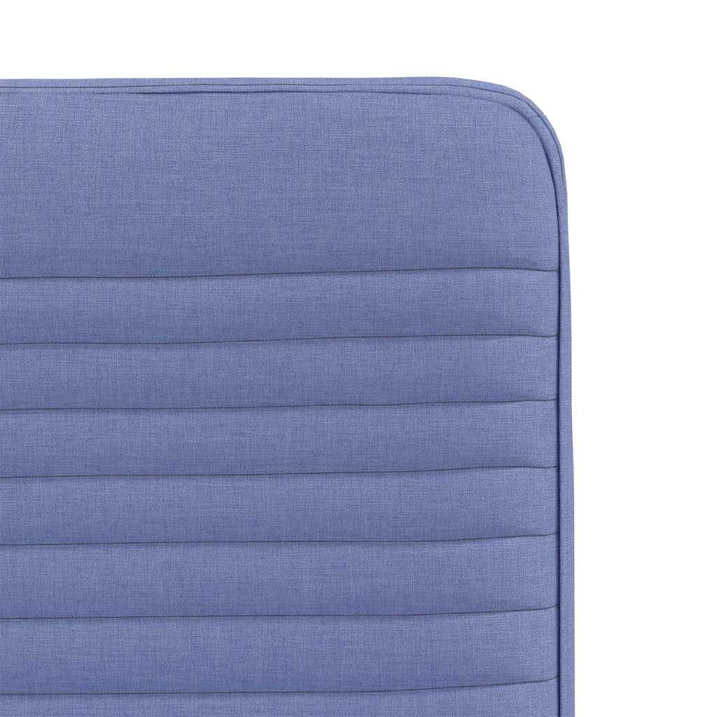 Juego de 2 sillas de comedor tapizadas de tela azul vaquera con reposabrazos, 45 x 54 x 86 cm, silla de cocina para comedor, salón, restaurante y gastronomía, asiento cómodo con respaldo