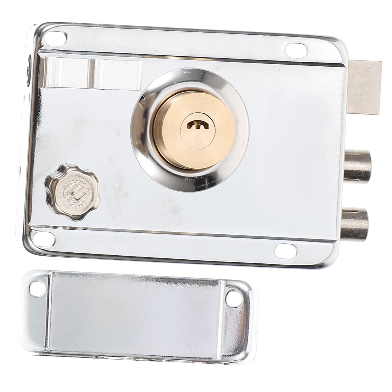 Artibetter 1set Serratura Per Porta Inossidabile Con Chiusura Catenaccio Sicurezza Antifurto Per Porte Da Camera Design e Apertura Resistente e Pratica Per La Tua Casa