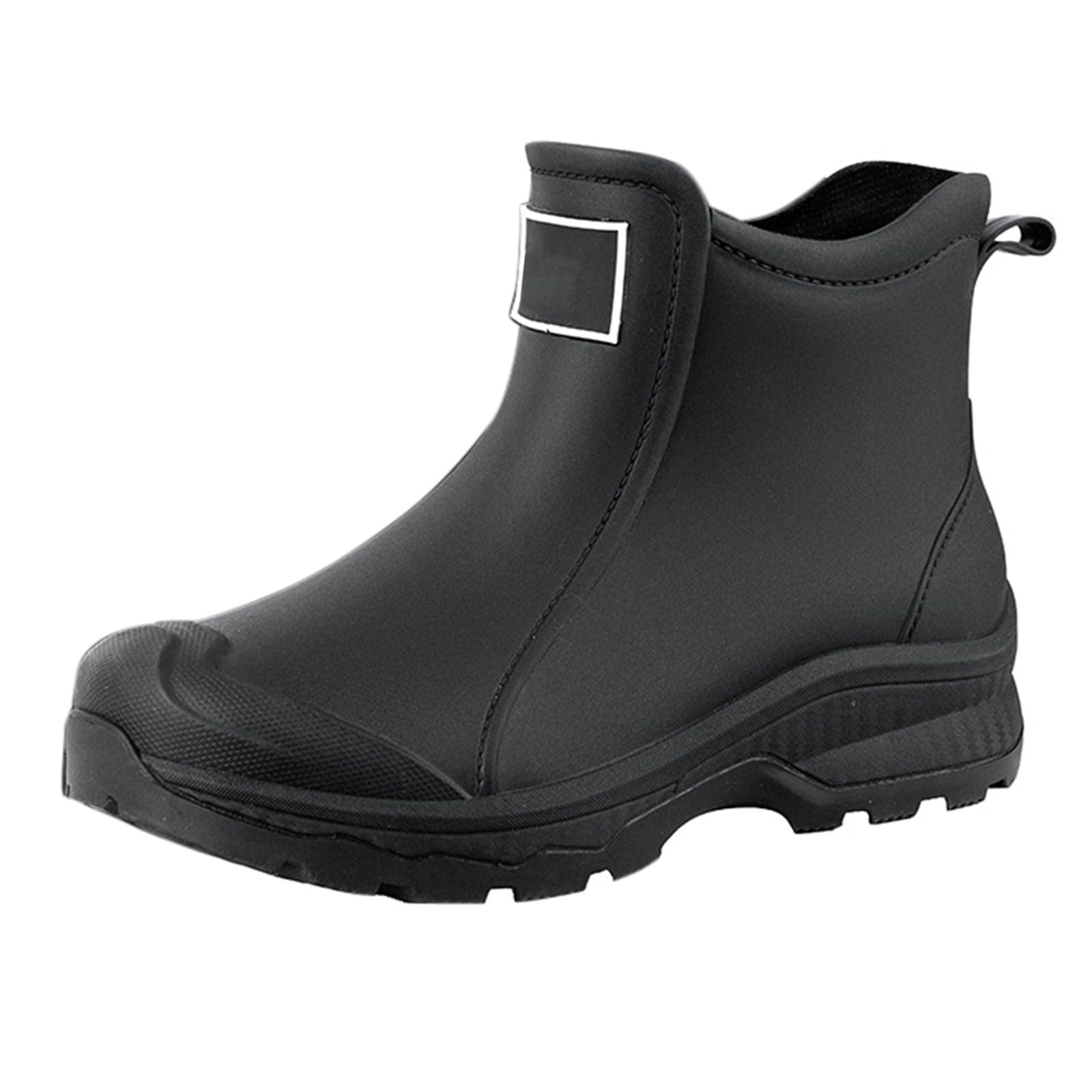 Scarpe impermeabili da uomo, invernali, stivali da pioggia, scarpe da acqua, scarpe in gomma, per studenti, casual, alla moda, per lavoro, pesca, lavaggio auto, cucina, antiscivolo, scarpe da caccia