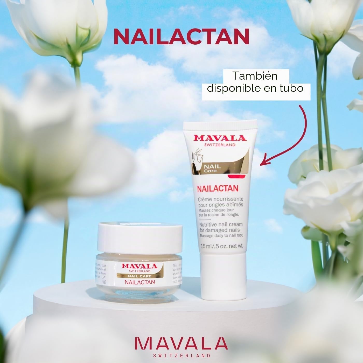 MAVALA crema nutritiva para uñas dañadas tarro 15 ml