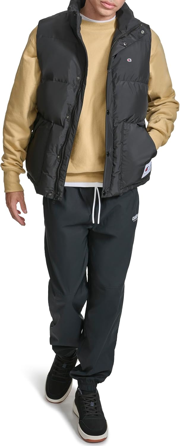Champion - Brandclub - Champion Men's Puffer Vest with Logo