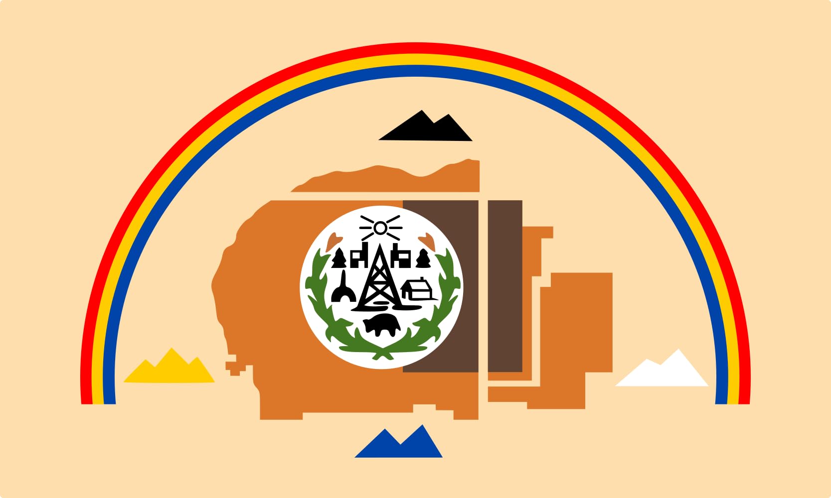 Drapeau XL Navajo de qualité supérieure avec finitions renforcées