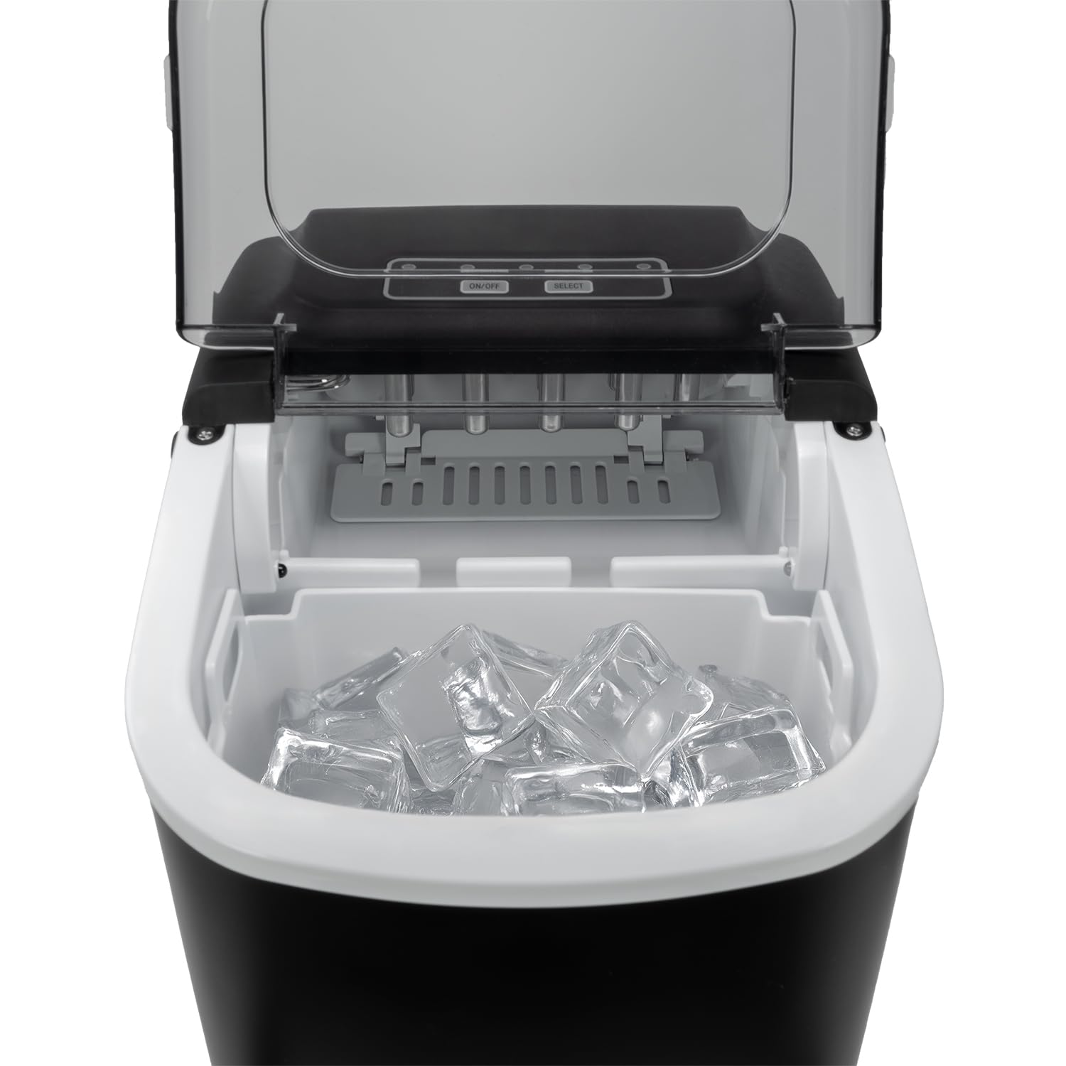 Jocca - Macchina per il ghiaccio domestica con capacità di 12 kg in 24 ore | Sistema autopulente | 2 dimensioni di cubi | Macchina per il ghiaccio portatile a casa