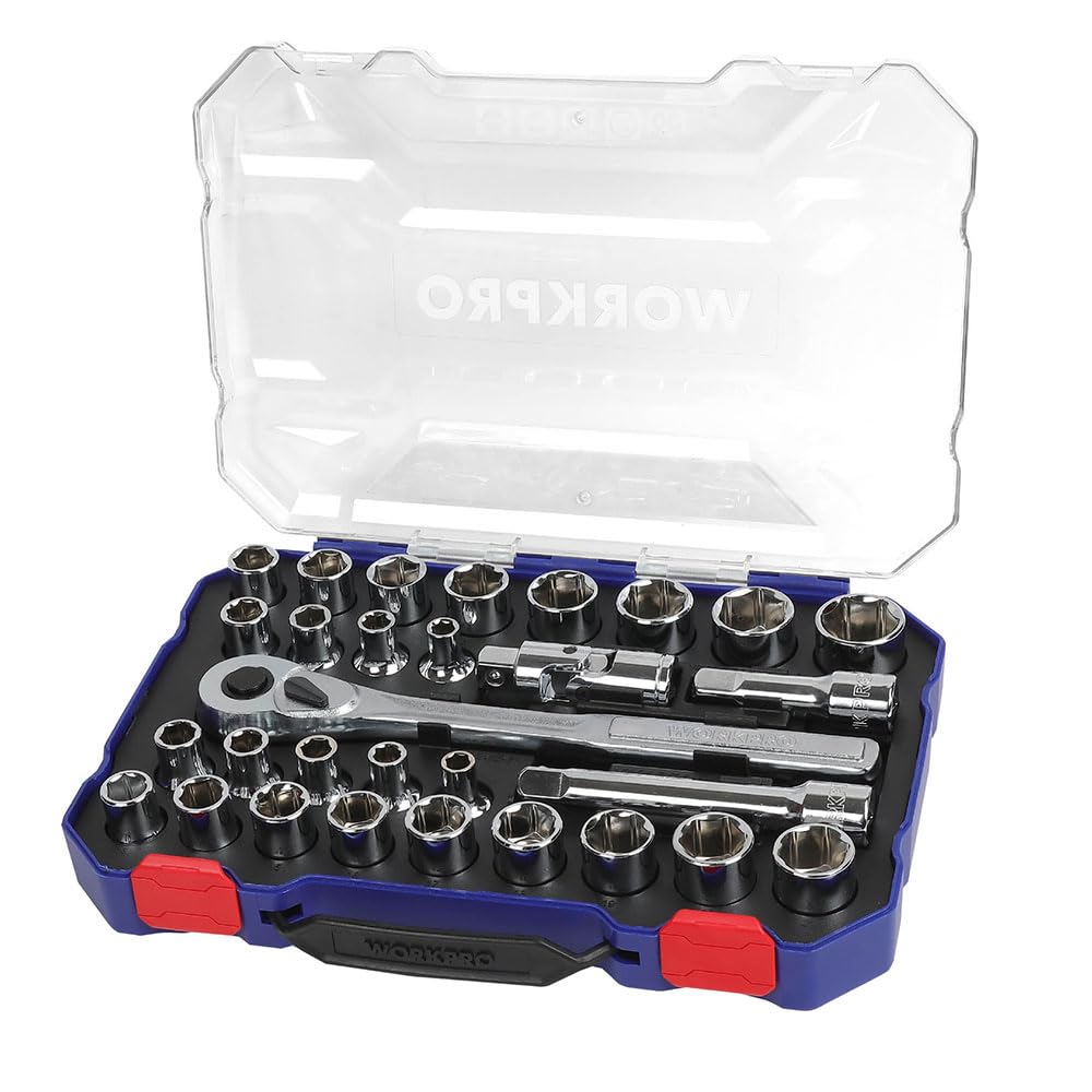 Workpro WP202525 30 Parça 1/2 Cr-V Lokma Takımı