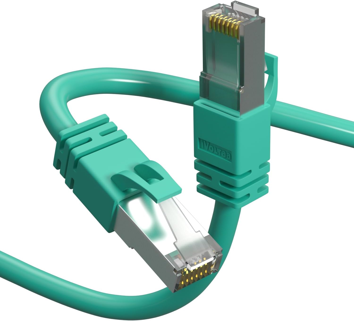 Ethernet Cable CAT6A Cable Dual Shielded (SF/UTP), 100% Copper, Professional Series - 10 Gbps LAN Network/High Speed Internet Cable, 550MHZ - 14 feet (4.2 m)