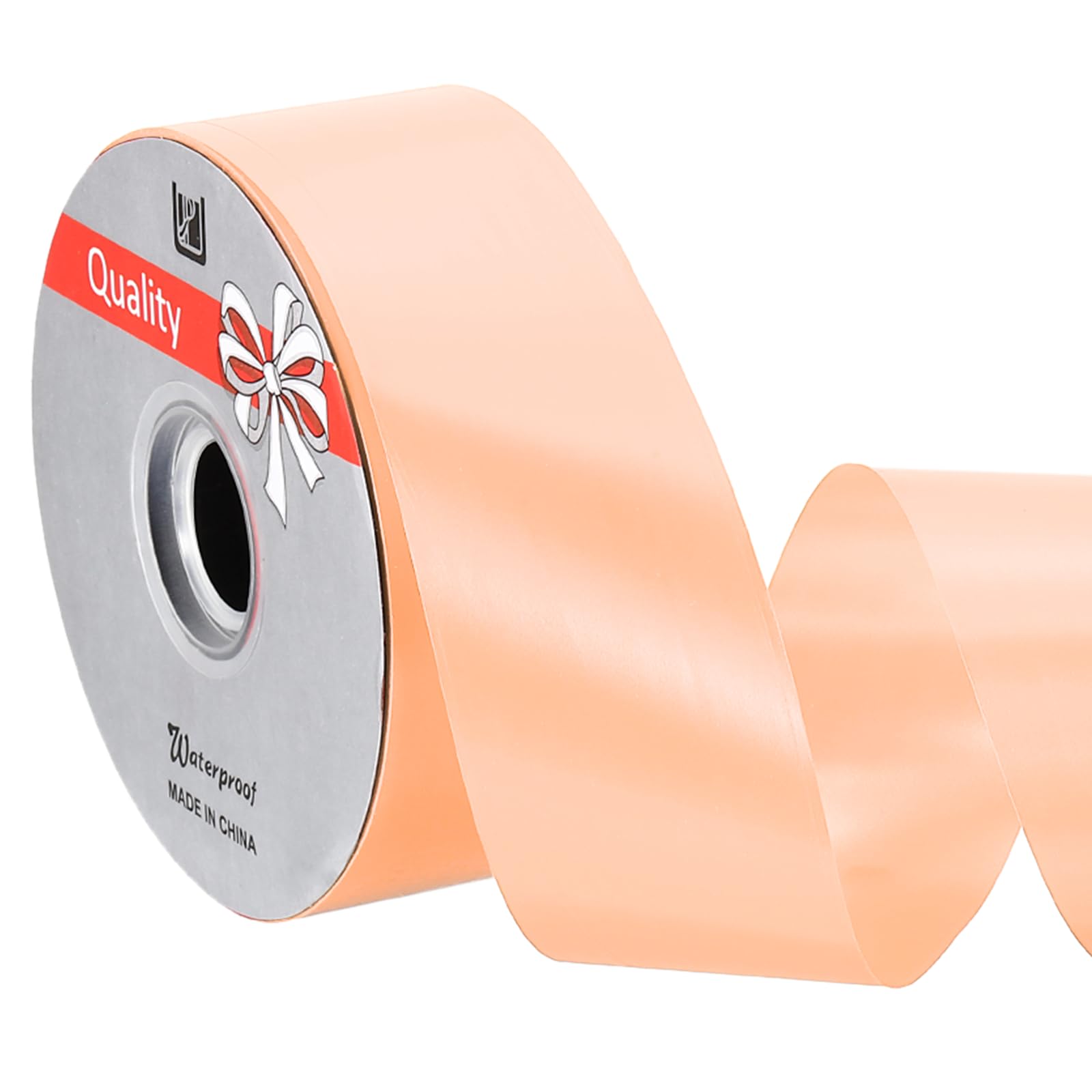 PATIKIL Curling Ribbon, (100 yd / 91m x 50mm, Middle Gold), Plastic Ribbon Roll Balloon String, Suit for - Birthday Parties/Gift Wrapping/Wedding Decorations/Flower Bouquets/Bow Making