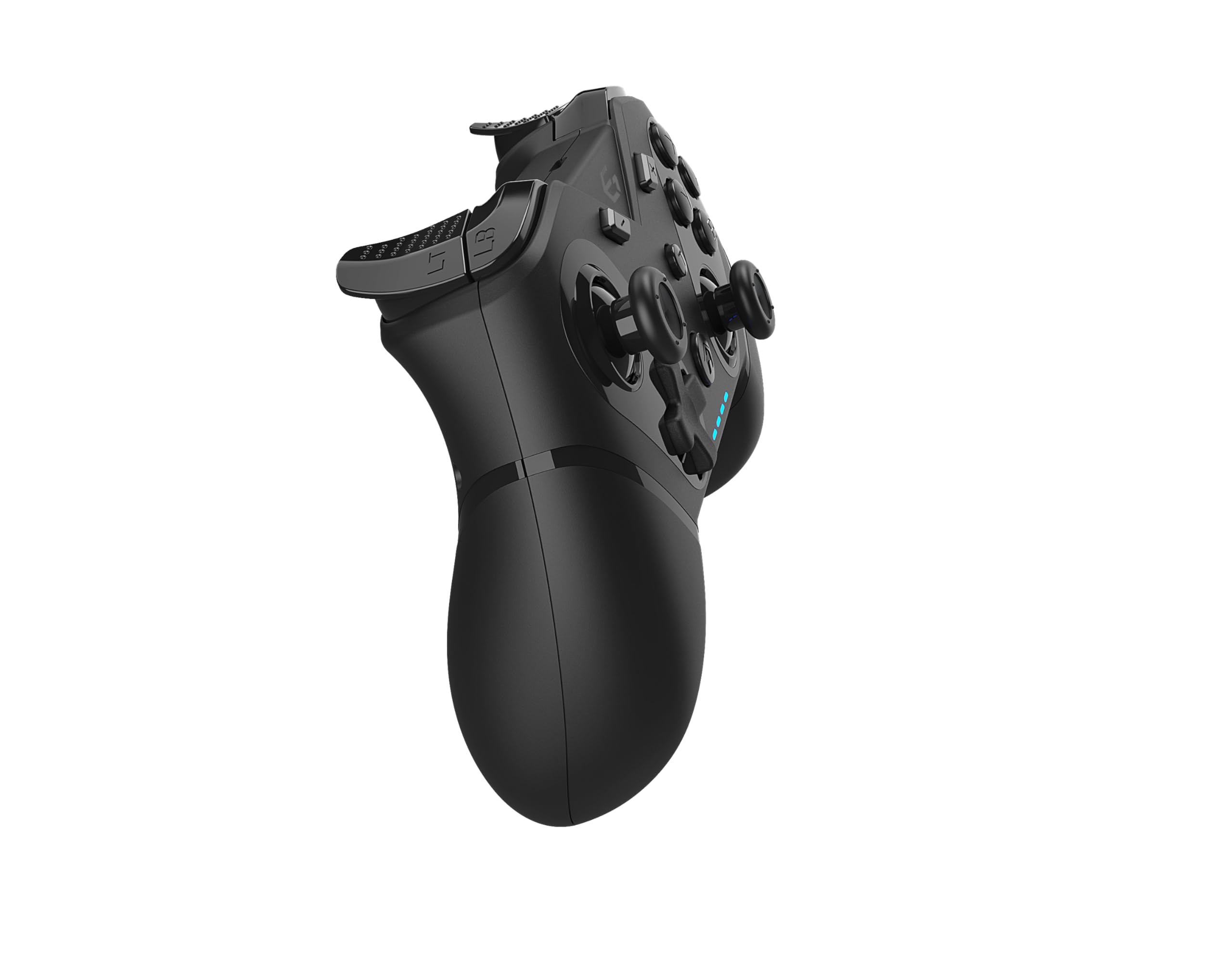 EgoGear - Mando inalámbrico SC20 Negro para Nintendo Switch, Switch OLED, PS3 y PC - Indicador de carga y número de jugador - Diseño ergonómico - 550mAh