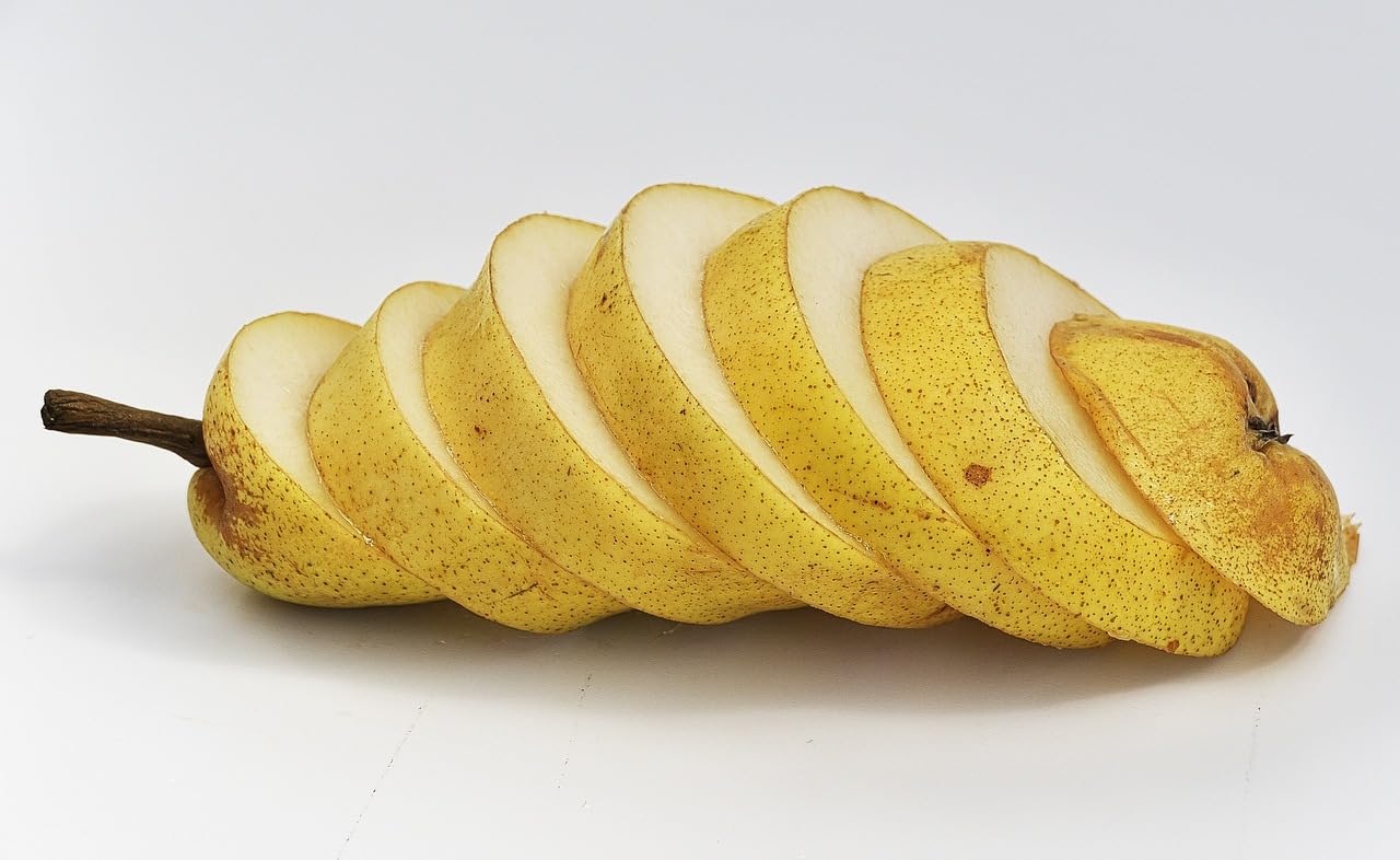 Caramanfruit William-Christ-Birne-Frucht-Püree - 8x 1kg - intensiv süße Birnen, Obst-Püree, frei von Farb- und Konservierungsstoffen, für Cocktails, Müsli, Porridges, Smoothies, als Saft