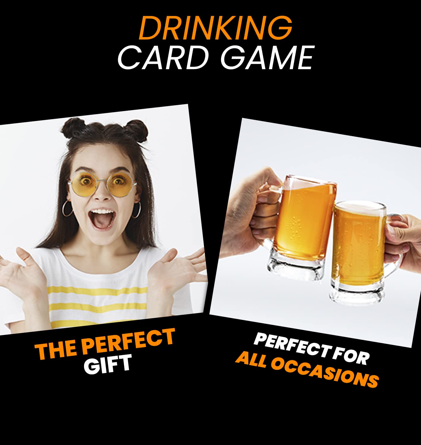Glop 500 kart – gry w drinking games – drinking games for adults party – gra planszowa dla dorosłych – zabawne gry karciane – prezent dla mężczyzn i kobiet