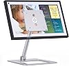 Almoz Desk Stand for Echo Show 21, Echo Show 15 (All Generations), Raises Up to 9.5 from Desk, Tilt and Swivel Mount for Alexa Echo Show 21, No Tools Required, Stable Centered Rod Design (UP-Blcak)