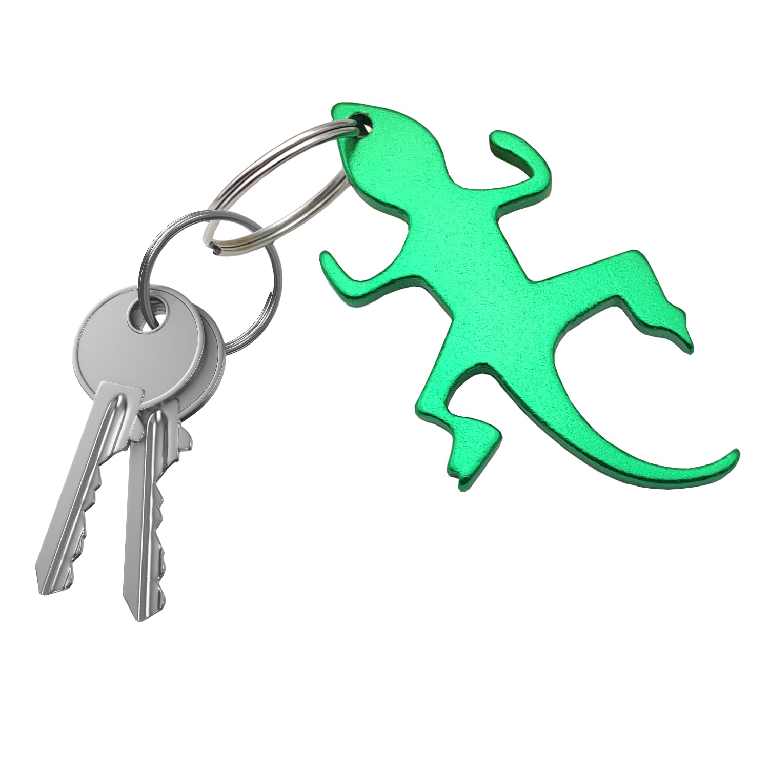 Delfin Schlüsselanhänger Mit Flaschenöffner – Eloxiertes Aluminium, 9 Cm, Zufällige Farbe