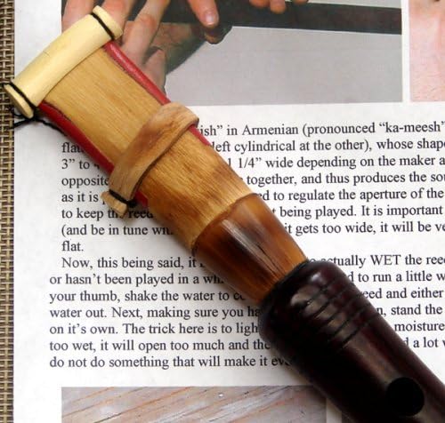 Duduk Armenian Duduk professional Professional with 3 Reeds and Musical Instructions made from Apricot Wood --- Flute Oboe Zurna Mey Balaban