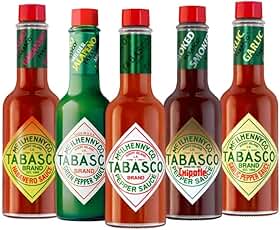Molho Pimenta Tabasco 60ml - Kit Com 5 Sabores Diferentes