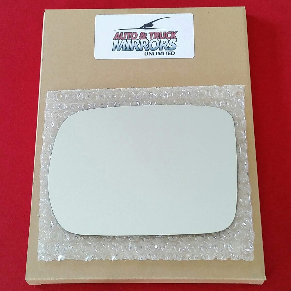 Mirror Glass Replacement + Adhesive Pads for 1999-2004 Honda Odyssey Driver Side (1999 2000 2001 2002 2003 2004 99 00 01 02 03 04)