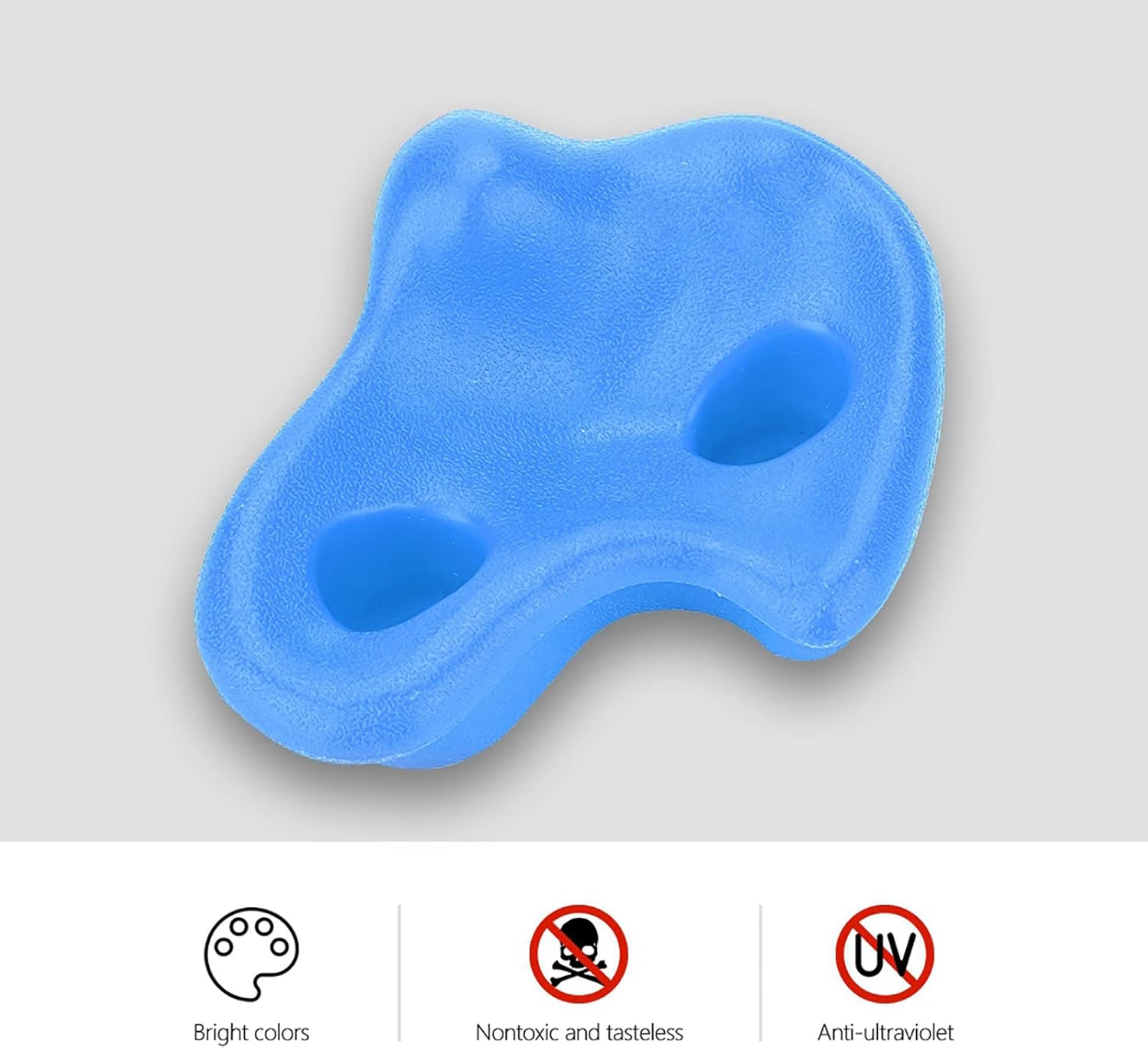 Rock Climbing Stone, 10PCS Plastic Textured Rock Climbing Holds Rock Climbing Stone Rocks Wall Stones Kids Assorted Kit Bolt for Playground Climbing (Blue)