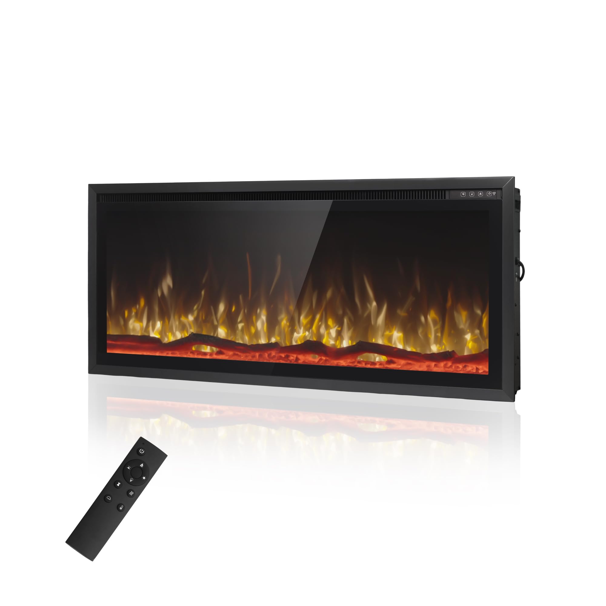 GREEN PARTY 42 Inch Electric Fireplace Insert