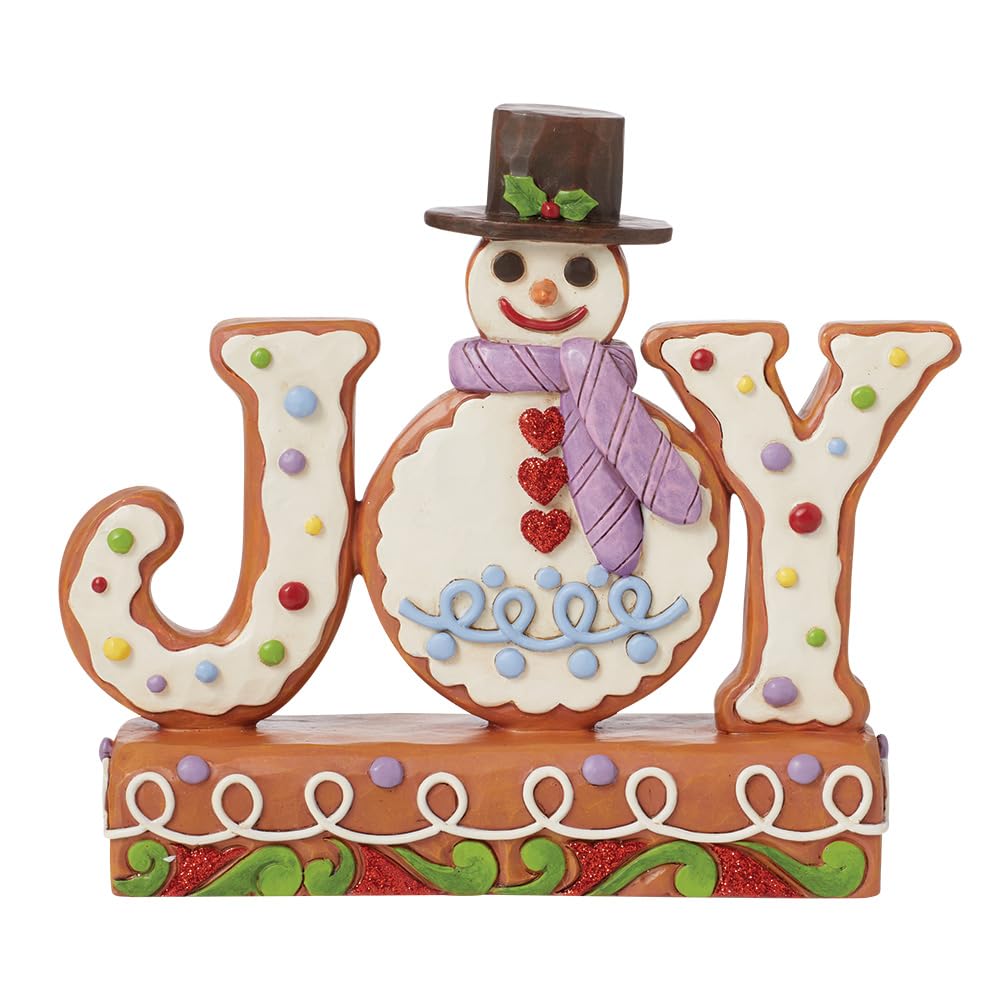 Figurine Noël pain d'épices Enesco multicolore collection 15cm