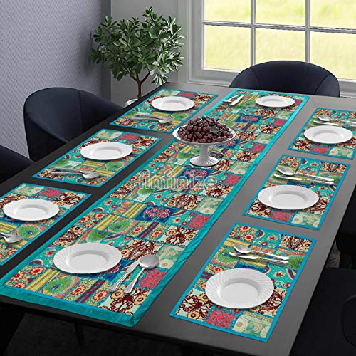 Tapis de table rectangulaire pour sublimer vos dîners au style patchwork - 2