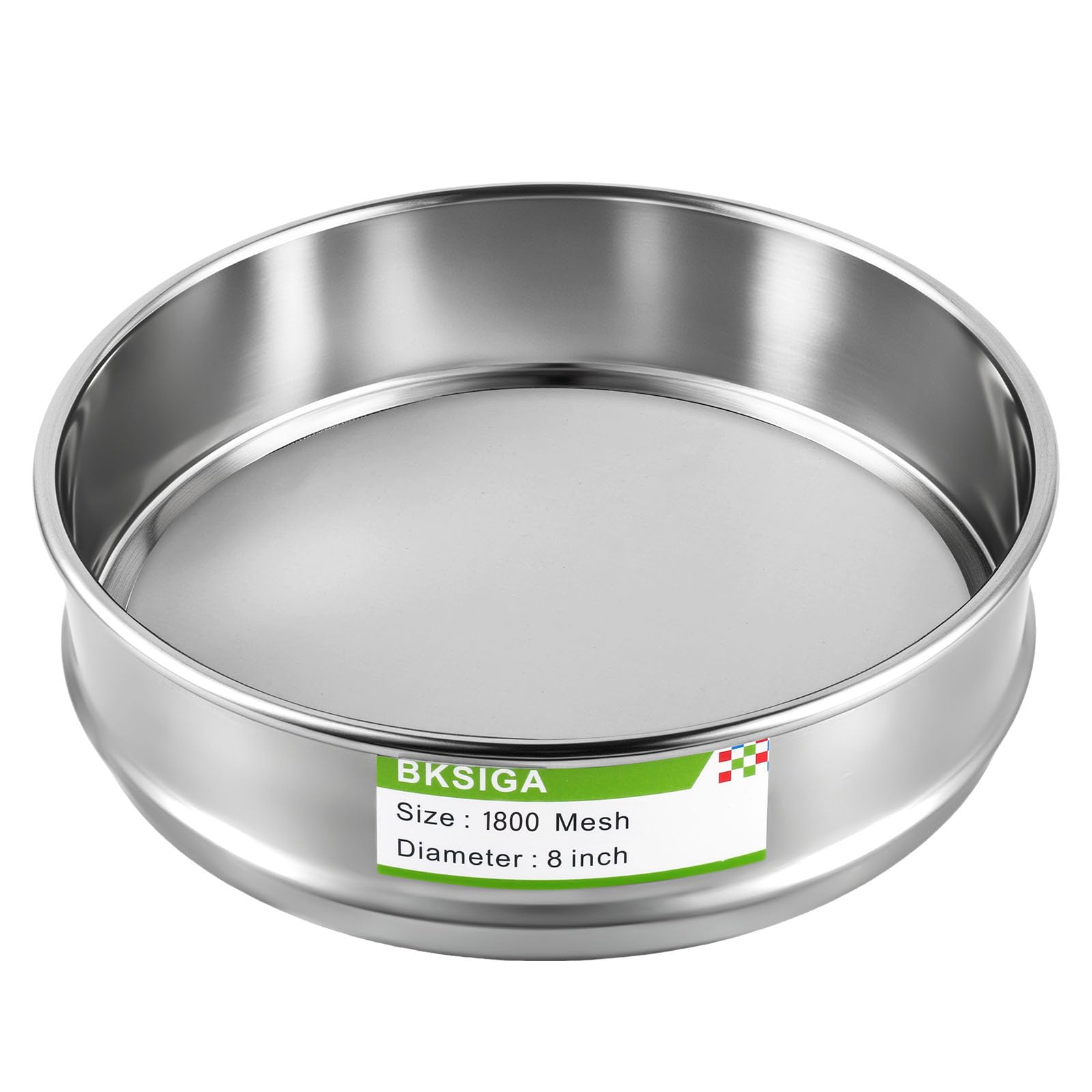 304 Stainless Steel Lab Sieves Pan,8" Diameter Standard Sieve Pan for Industrial Laboratory Homes — Amazon image 23
