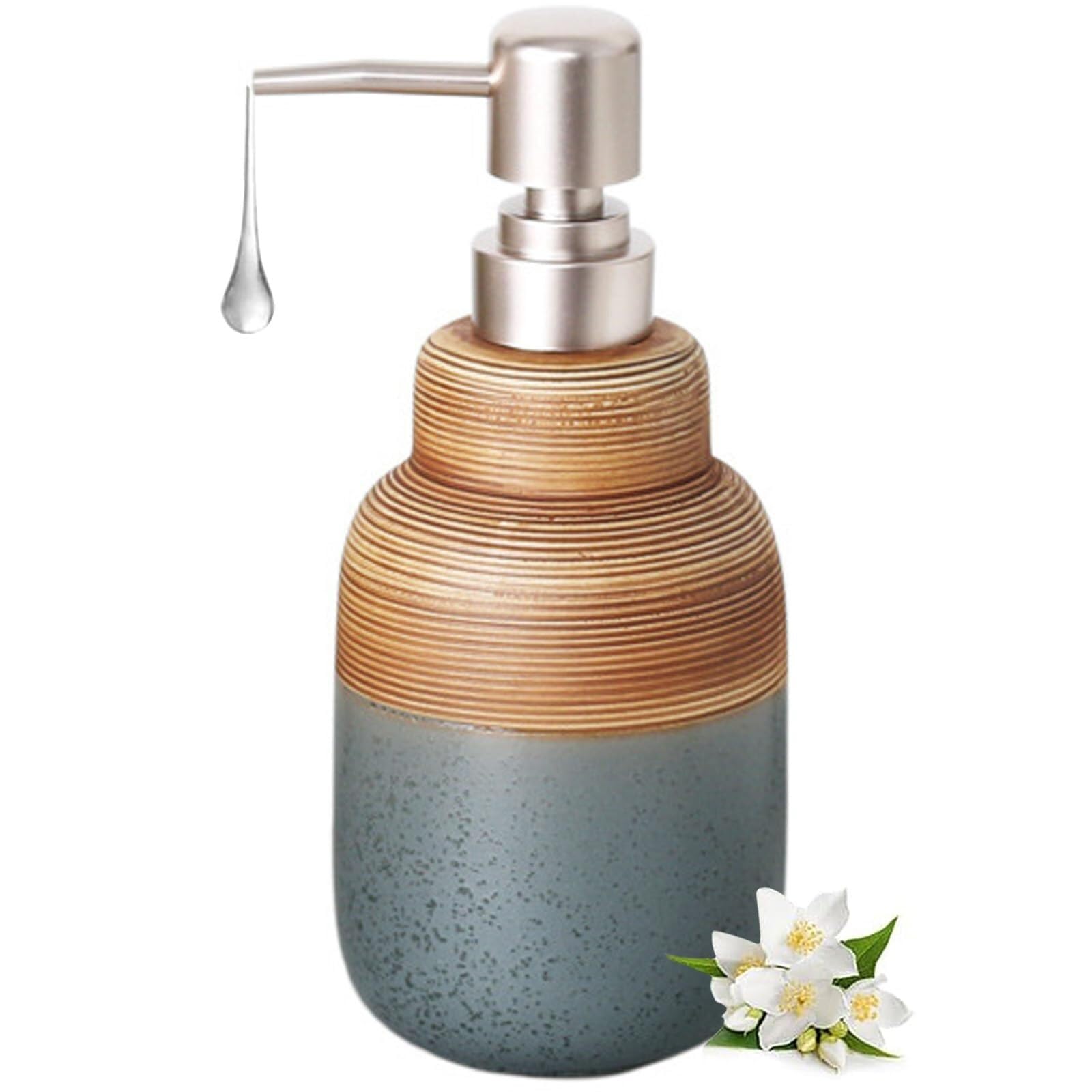 Empty Barthroom and Dish Dispenser Dish For Kitchen Decor for Counter(Grey)