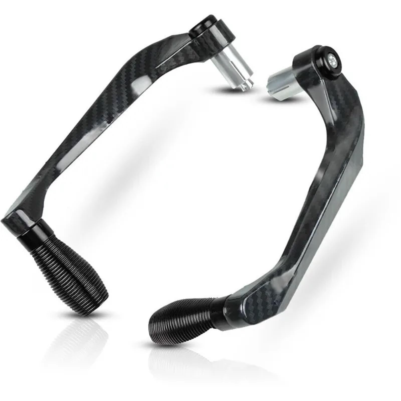 Opanbtg Black Motorbike Handguards Motorcycle Cnc Aluminum Alloy Handlebar Brake Clutch Lever Hand Guard Protector Modification Accessories(Black)