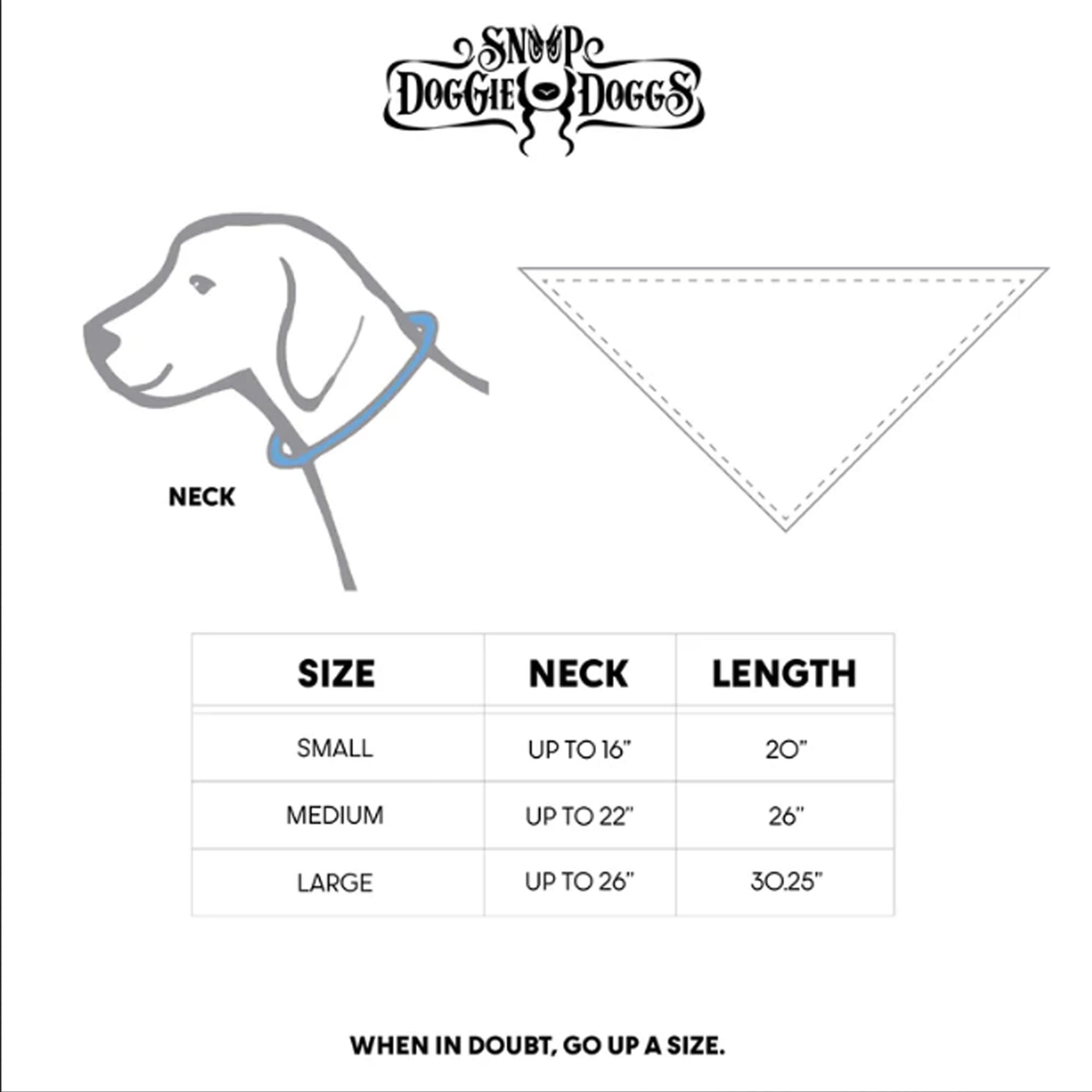 Snoop Doggie Doggs Deluxe Halsband Für Hunde – Größe M, 1,9 Cm Breit, Goldfarbene Beschläge