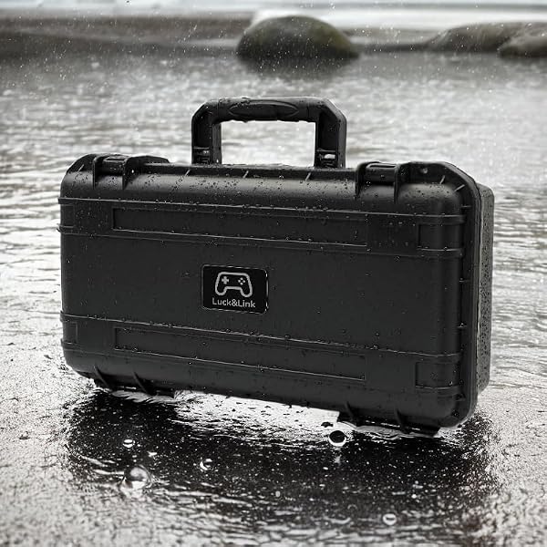 Luck&Link Carrying Bag Case for ROG Xbox Ally X - Hard Waterproof Case for Rog Xbox Ally, Controllers, Docking Station & Accessories - Large Capacity - 5