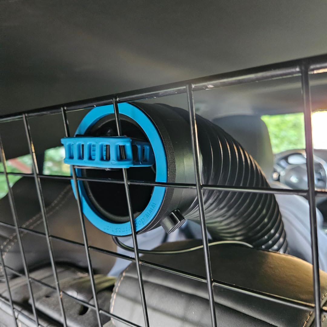 Doggyfresh Ventilación, refrigeración para perros en el coche (azul) | Transporte aéreo activo