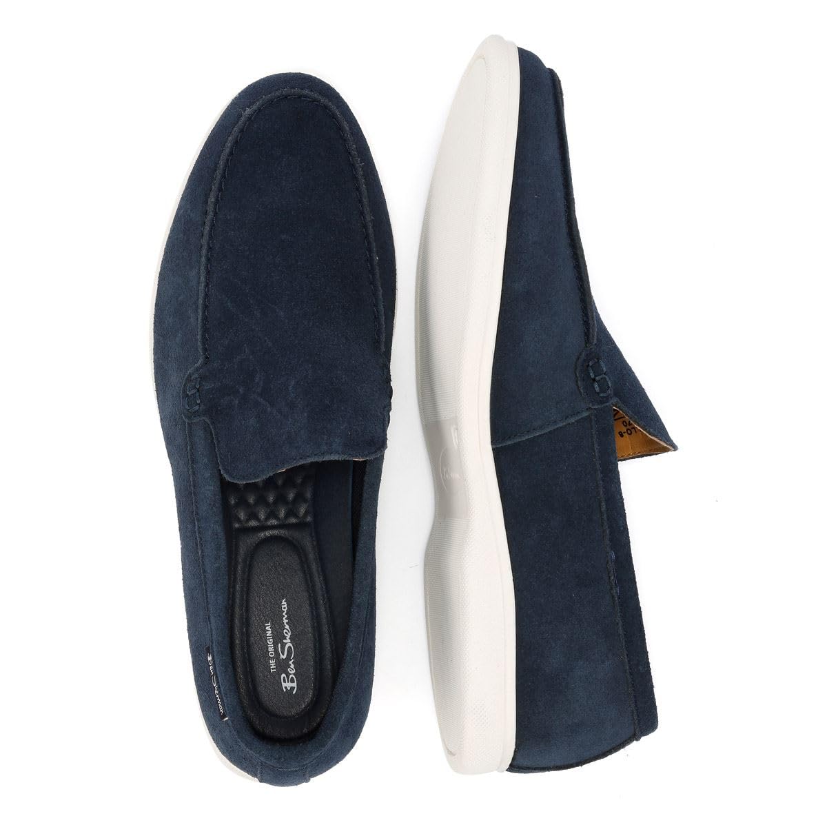 Ben Sherman Amarillo Suede męskie granatowe mokasyny