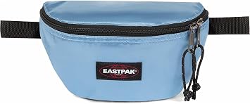 Eastpak Springer Bum Bag Compact Waist Pack with Secure Zip Compartments and Adjustable Belt, 2 L Capacity, 16.5 x 23 x 8.5 cm - Satinfied Blue