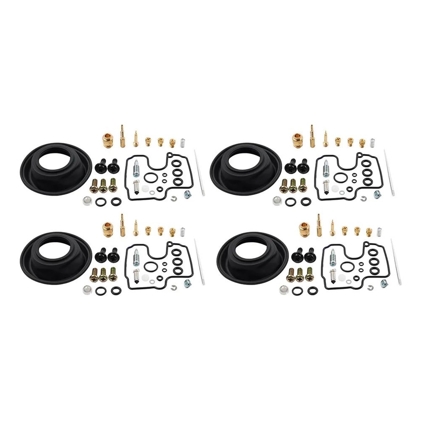 4 Juegos Juntas Kit Reparación Carburador Motocicletas Para Yamaha YZF-R1 1998-2001