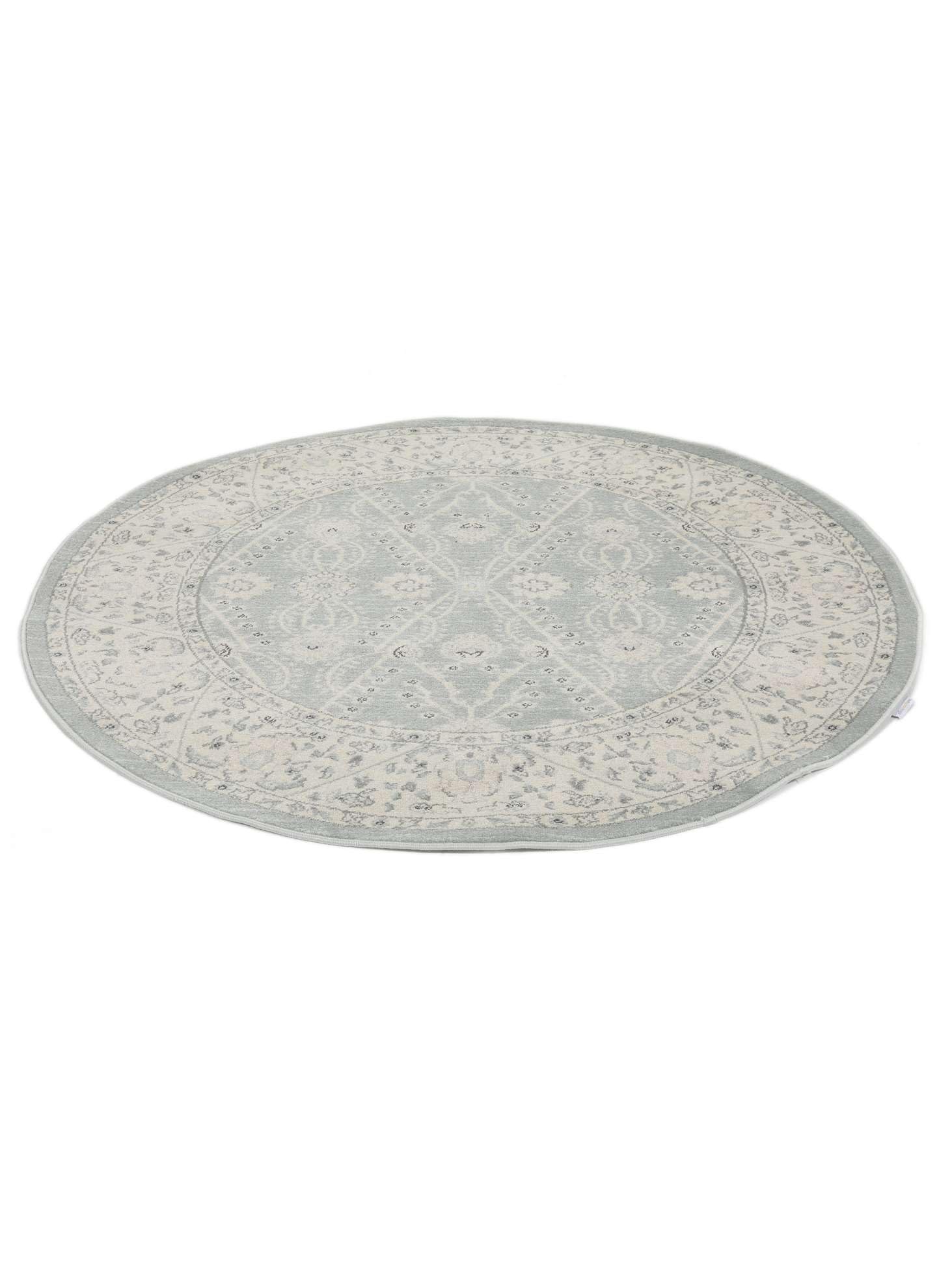 RugVista Balmoral Tapis Moderne, 150 Cm, Rond, Poil Moyen