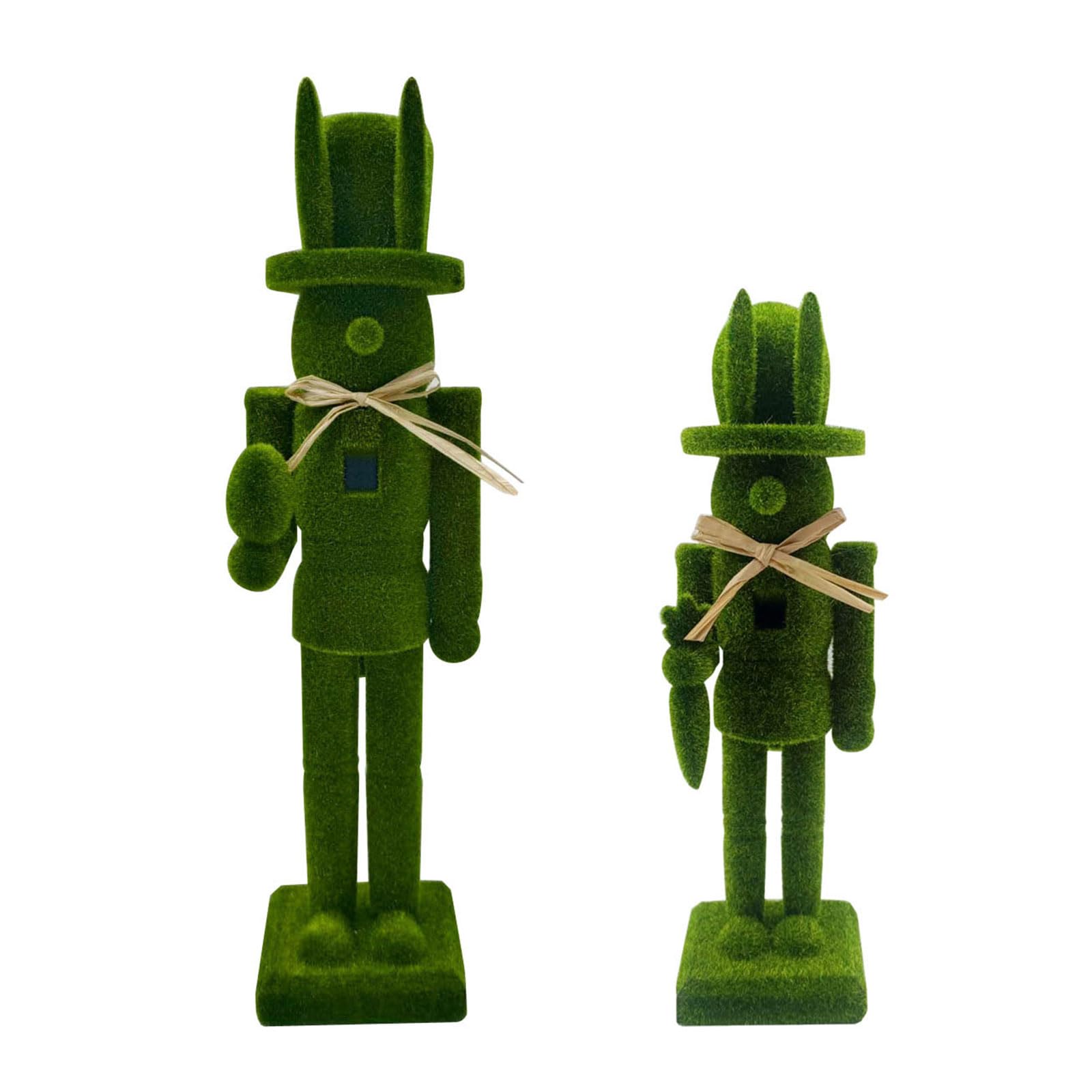 Hasen Nussknacker Dekorationen, Kaninchen Figur, Osterdekoration für den Innenbereich für den Frühling, Heimdekoration, Osterhasen Figur