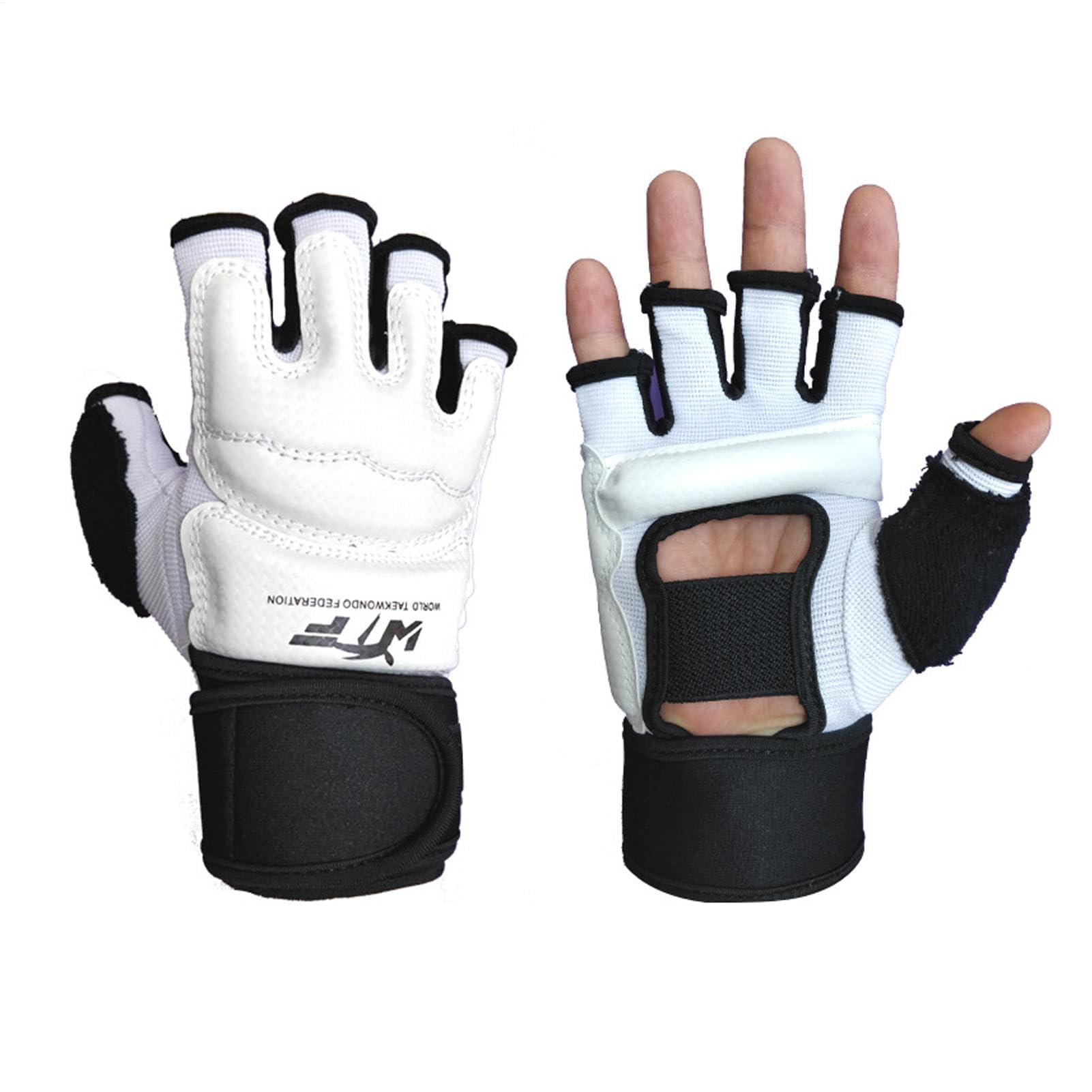 Karate Handschuhe, Kinder halbe Finger MMA -Boxhandschuhe
