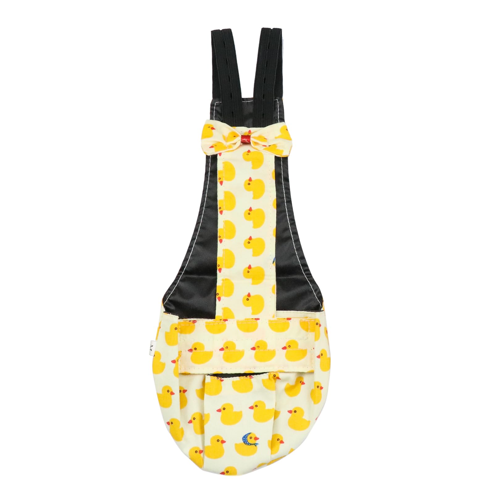 Photo 1 of BestParts Adjustable Diaper Waterproof Reusable Diapers, Cloth Diaper Wearable Poultry for Farm Pet Goose, Pet Duck,Pet Chicken, (Yellow Duck, M(1.65-3.31pounds), 1, Count)