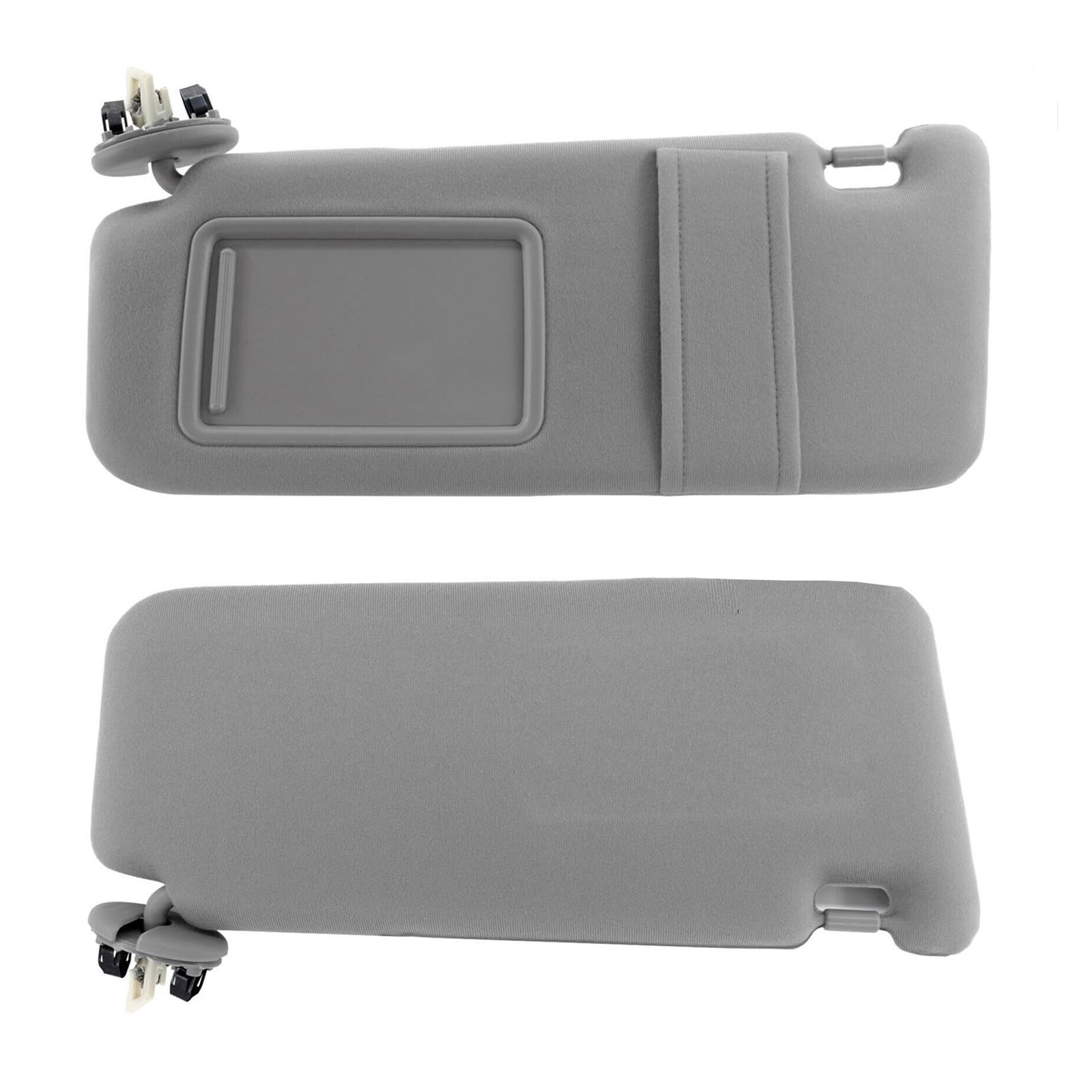 PARASOLE ﻿ Per Toyota Per Camry Grigio Beige Alette Parasole Sinistro Stro Parasole Auto Con Specchio Luce 2007-2011 74320-06800-B0 74310-06770-B0 Visiera Parasole Per Auto(Gray Left