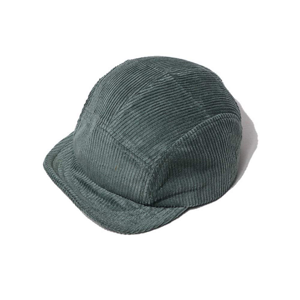 Croogo Corduroy Trucker Hat Unisex 5 Panel Baseball Cap Soft Short Brim Running Cap Low Profile Retro Dad Hat