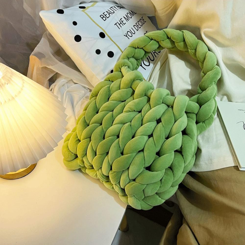 Gruba włóczka wełniana, 1000 g, Chunky XXL Yarn do dziergania na ręce, przędza do dziergania na ręce, nieporęczna przędza dla początkujących, do szydełkowania, koców, poduszek, kosza dla zwierząt