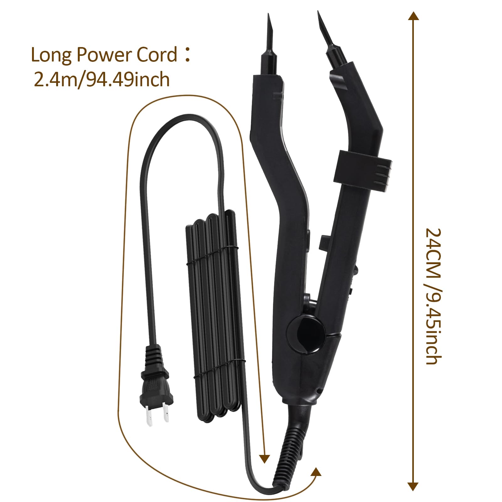 Professional Keratin Fusion Tool for Hair Extensions Slim Heating Plates Amazon.com : Professional Keratin Fusion Tool for Hair  main image 4