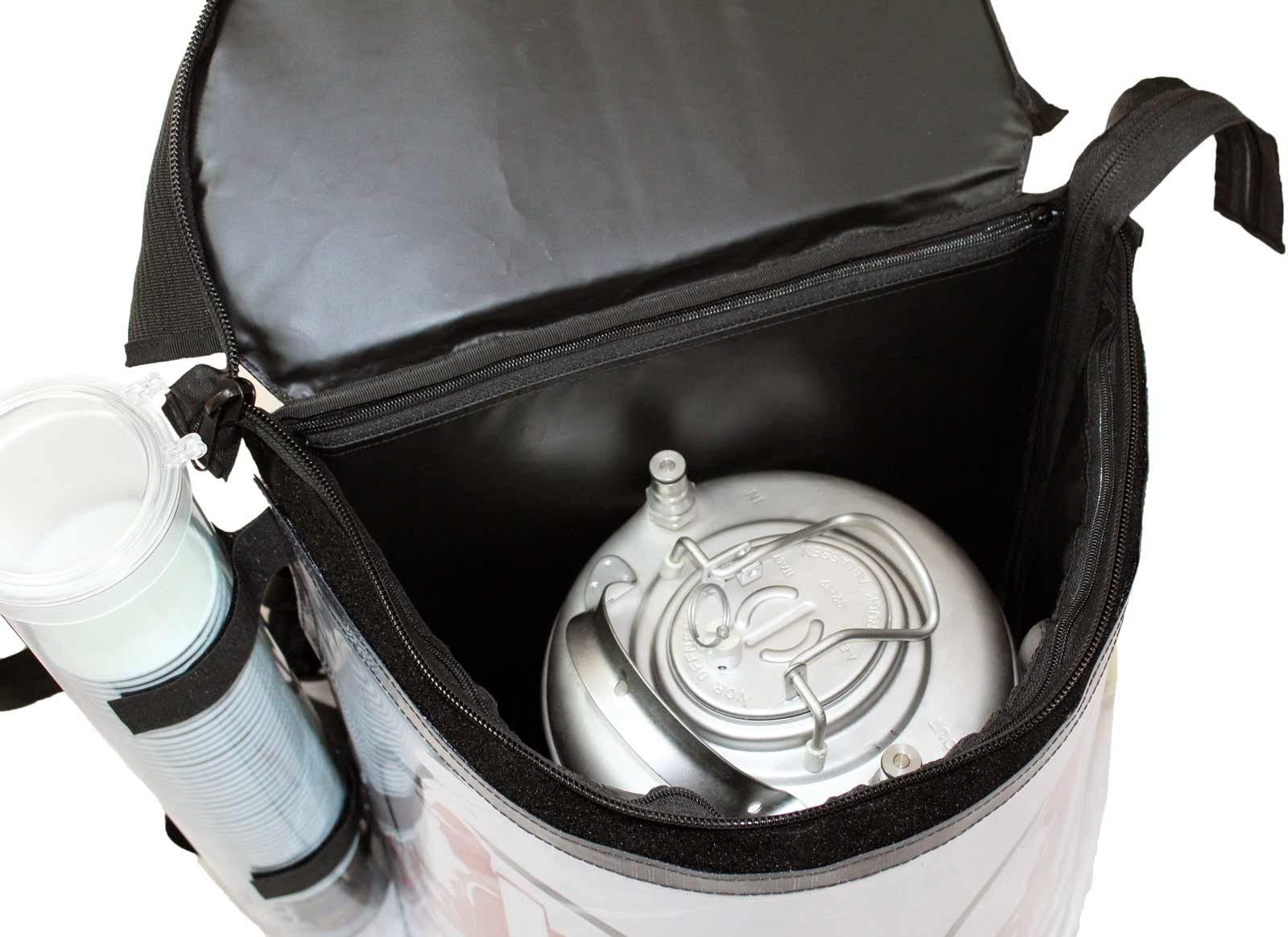 Bière Sac à Dos 11 Litre Acier Inoxydable Bière Cola Eau Vin Chaud Punsch Thé Café Cacao (avec Pompe)