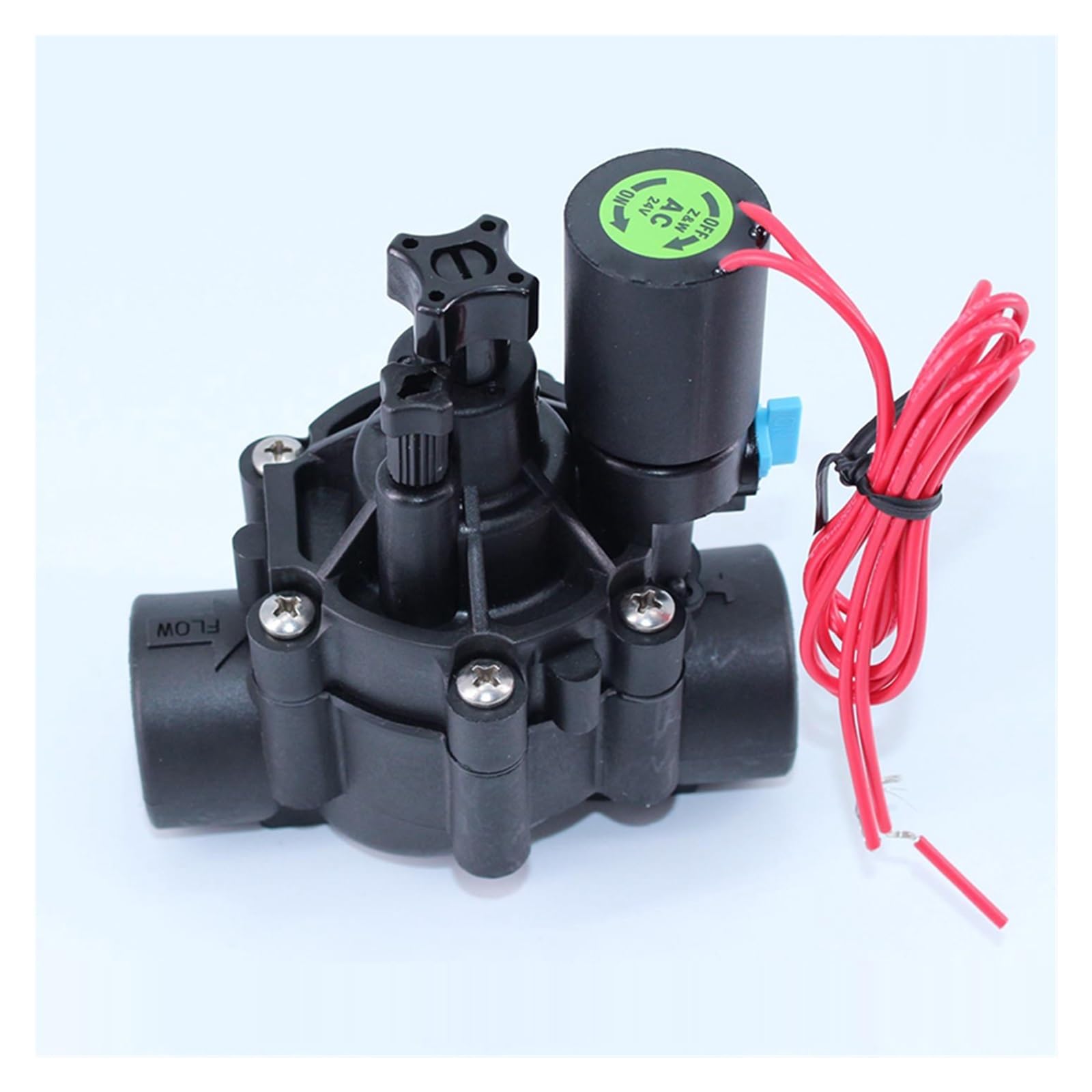 Wasserdurchflussmesser 1-1/4" 1-1/2" Wasserbewässerungsmagnetventil mit Durchflussregelung 220VAC 24VDC 24VAC DC Verriegelung for landwirtschaftliche Bewässerung(DN40)