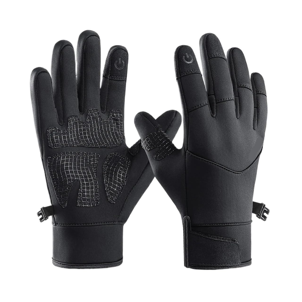 Gants d'escalade 3 Paires de Gants d'hiver for Hommes et Femmes, for Cyclisme en Plein air, Escalade, Moto Chaude, Gants de Cyclisme froids, Coupe-Vent, antidérapants pour Escalade(M)