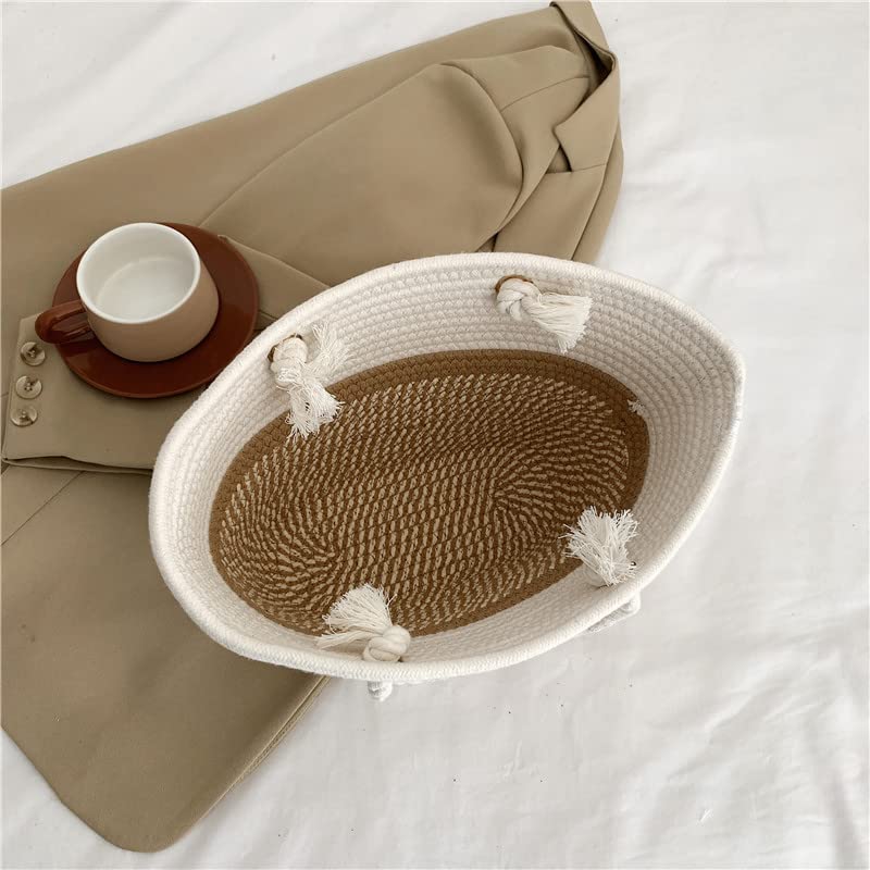 Beach Tote Bag for Women, Large Straw Woven Bags Tote Shoulder Bag Vacation Essentials Beach Travel Swimming Bags4